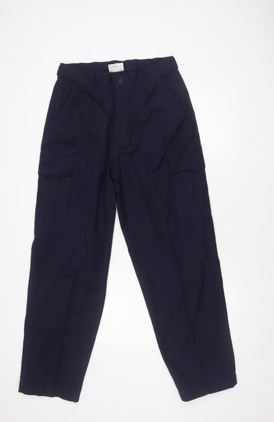 Puma Men's Blue Cargo Trousers Medium