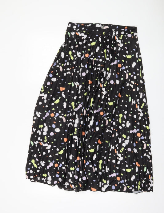 ASOS Women's Multicoloured Midi Pleated Skirt Size 12