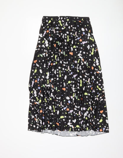 ASOS Women's Multicoloured Midi Pleated Skirt Size 12