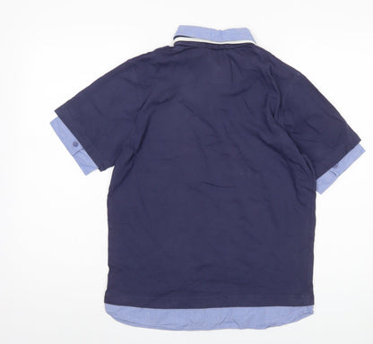 Timberland Boys Blue Polo Shirt 14 Years Spring Summer