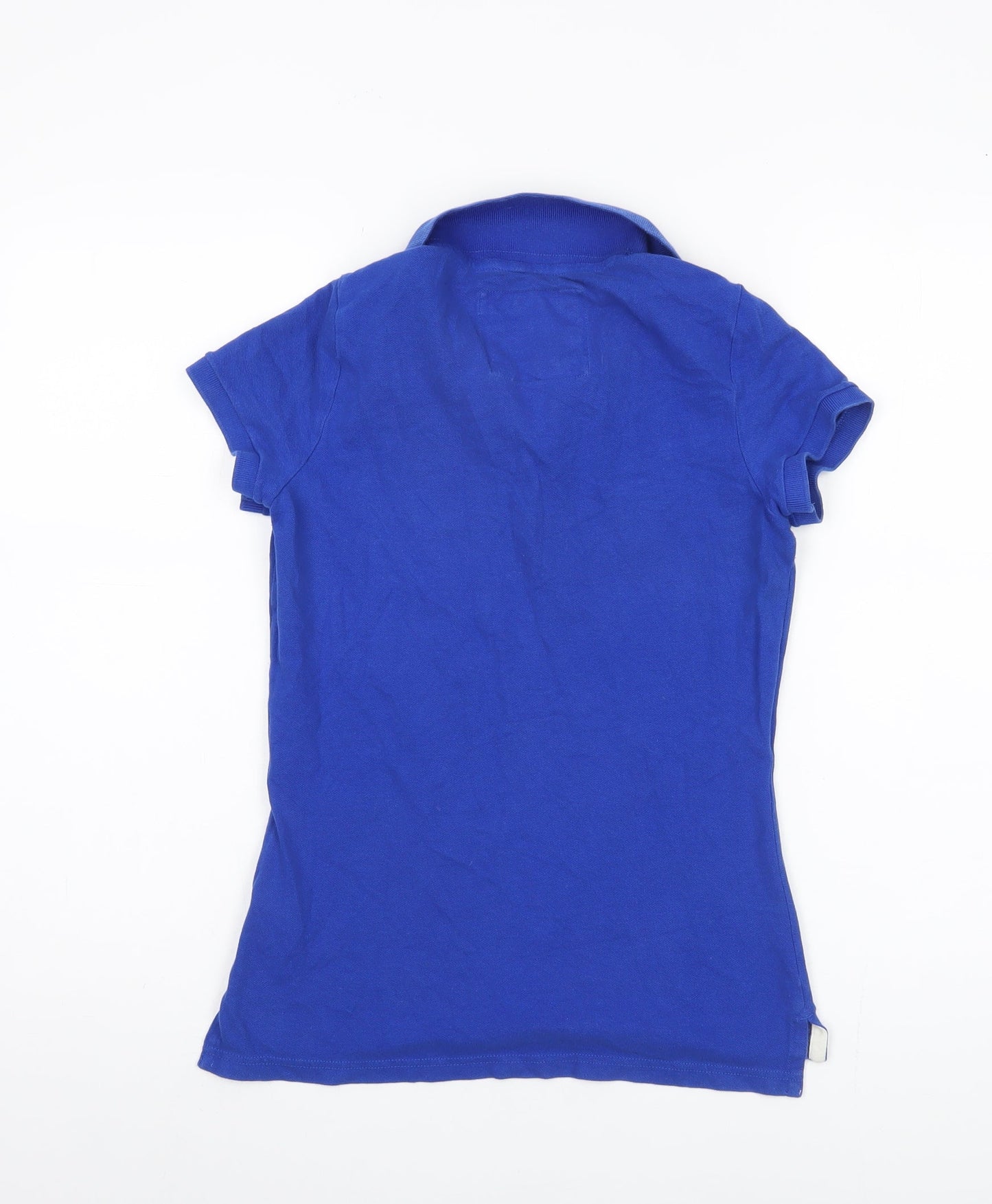 Abercrombie & Fitch Women's Blue Polo Shirt M