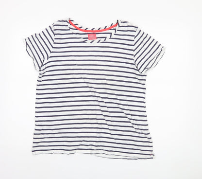 Womens UK Size 10 Joules Multicoloured Basic T-Shirt