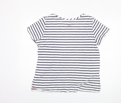 Womens UK Size 10 Joules Multicoloured Basic T-Shirt