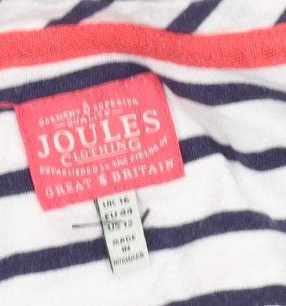 Womens UK Size 10 Joules Multicoloured Basic T-Shirt