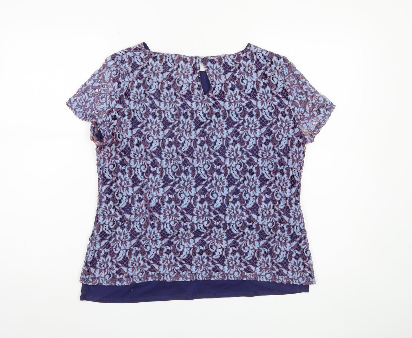 Womens UK Size 12 Marks and Spencer Blue  Blouse
