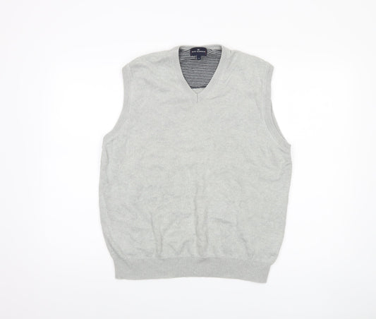 Marks and Spencer Men's Grey Sleeveless Vest M