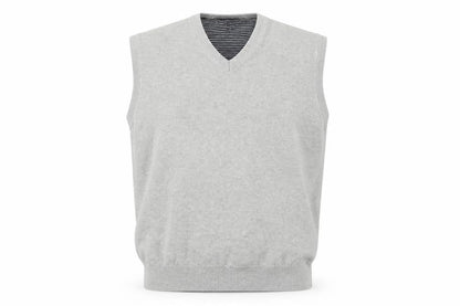 Mens UK Size M Marks and Spencer Grey Vest Jumper