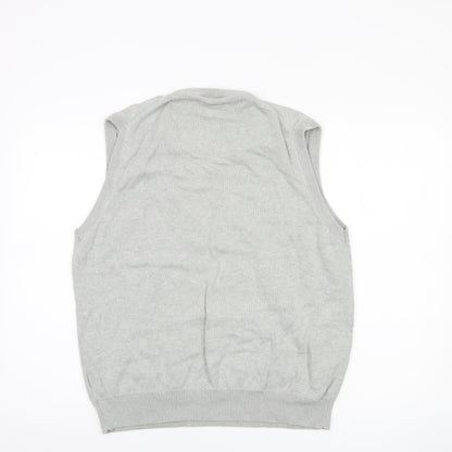 Marks and Spencer Men's Grey Sleeveless Vest M