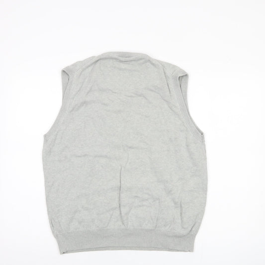 Marks and Spencer Men's Grey Sleeveless Vest M