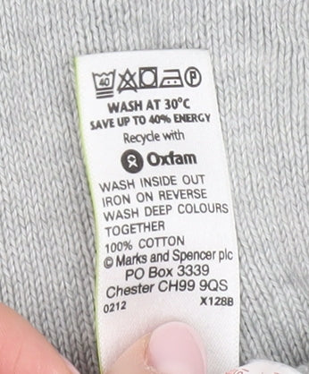 Marks and Spencer Men's Grey Sleeveless Vest M