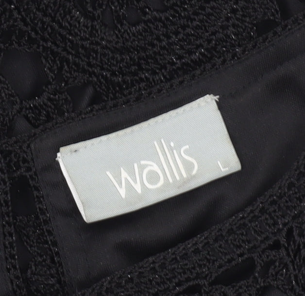 Womens UK Size L Wallis Black  Blouse