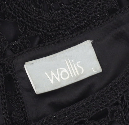 Womens UK Size L Wallis Black  Blouse