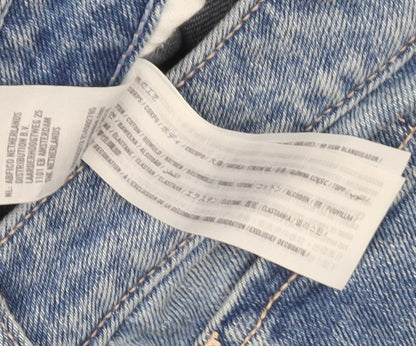 Hollister Women's Blue Relaxed Straight Jeans 17R