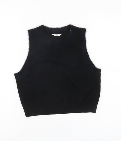 Jack Wills Women’s Black Cropped Sleeveless Tank