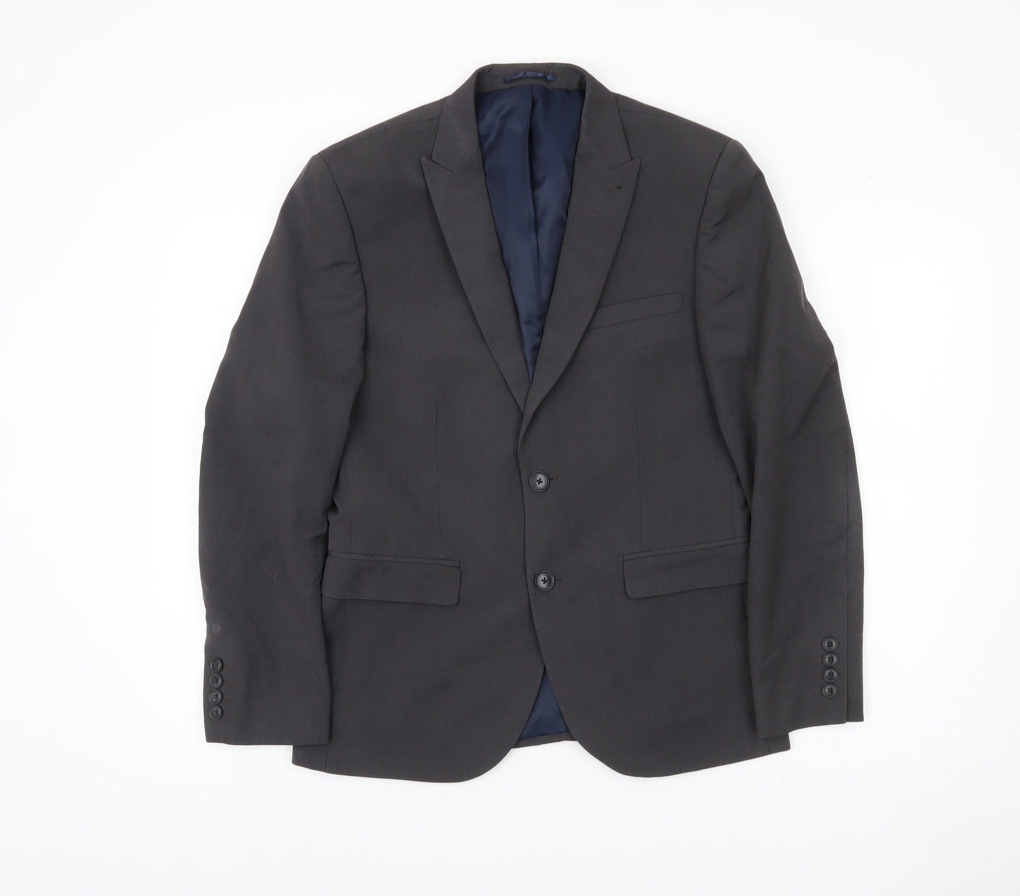 Next Men's Grey Blazer, Size 38 Short, Business Jacket