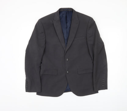 Next Men's Grey Blazer, Size 38 Short, Business Jacket
