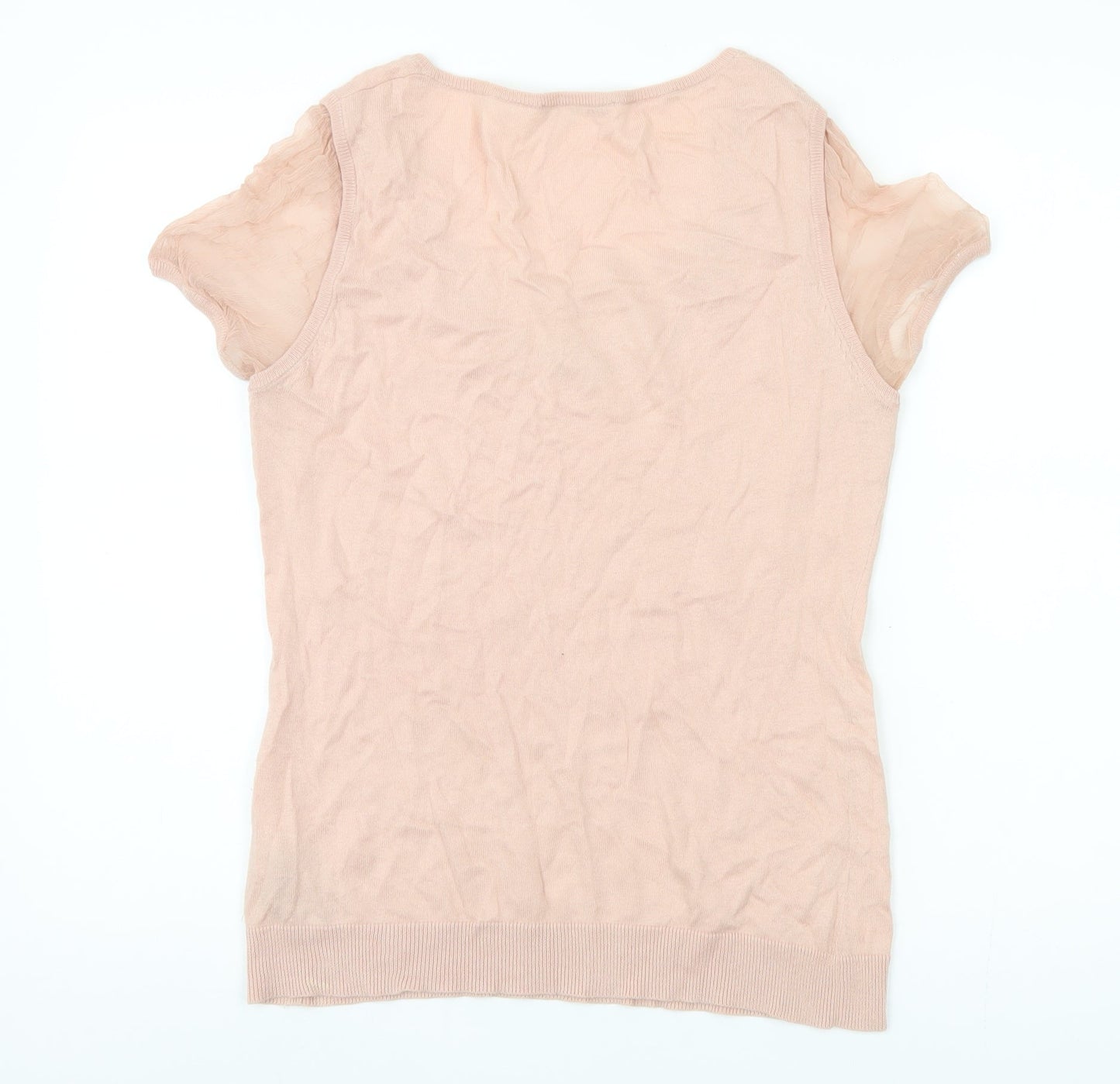 Womens UK Size 2 Gerard Darel Pink Basic Blouse