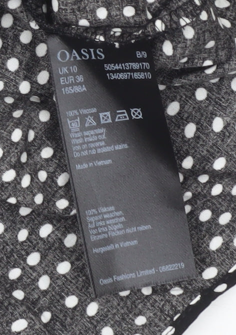 Womens UK Size 10 Oasis Black  Tank