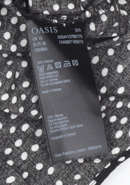 Womens UK Size 10 Oasis Black  Tank