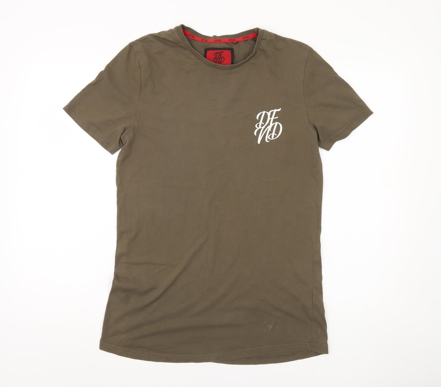 Mens UK Size M DFND Brown  T-Shirt
