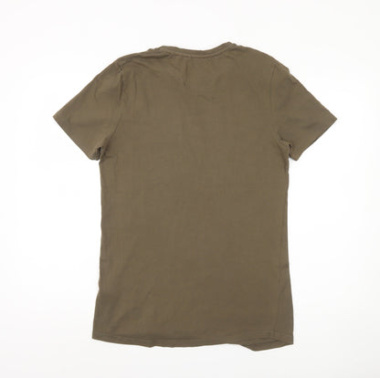 Mens UK Size M DFND Brown  T-Shirt