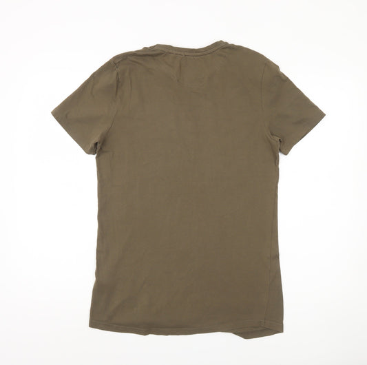 Mens UK Size M DFND Brown  T-Shirt