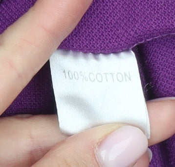 Paul Smith Men's Purple Polo, Short Sleeve, Size M