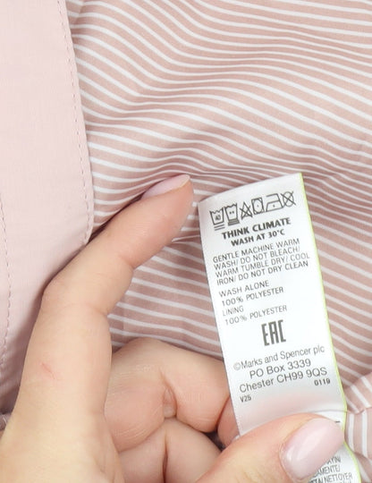 Womens UK Size 16 Marks and Spencer Pink Basic Jacket