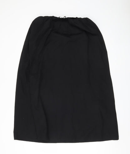 Marks and Spencer Women's Black Midi Skirt, Size 10