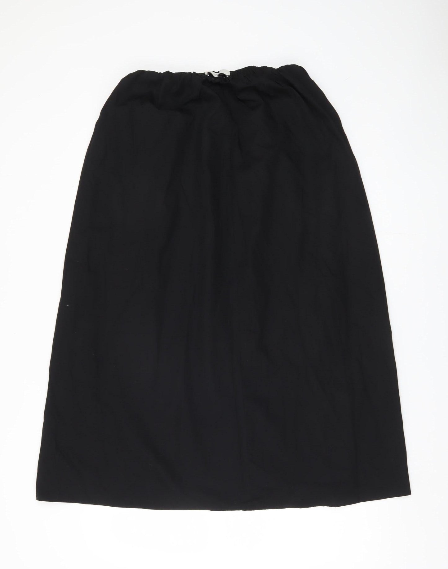Marks and Spencer Women's Black Midi Skirt, Size 10