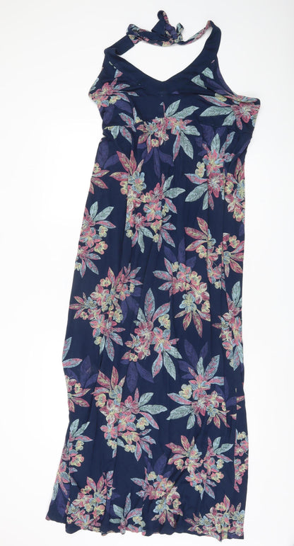 Fat Face Women's Multicoloured Floral Halter Dress