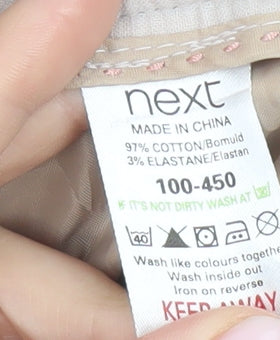 Next Women's Beige Chino Trousers Size 14