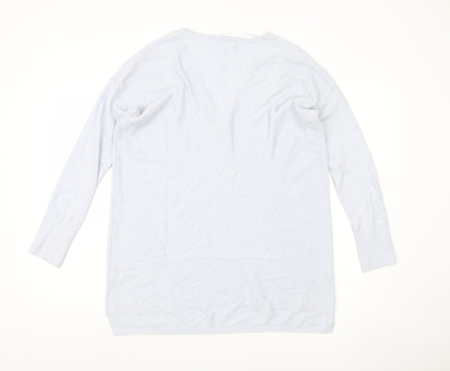 Womens UK Size 12 The White Company Blue Pullover Jumper