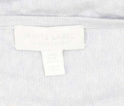 Womens UK Size 12 The White Company Blue Pullover Jumper