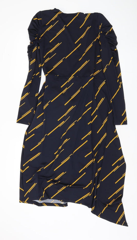 Marks and Spencer Womens Multicoloured Wrap Dress 6