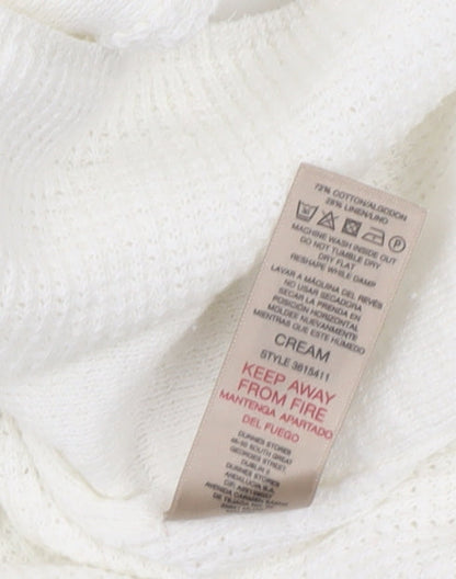 Paul Costelloe Men's White Pullover Jumper - L