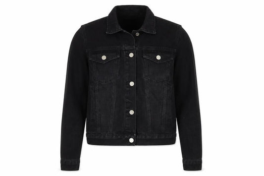 Womens UK Size 4 Missguided Black Basic Jacket