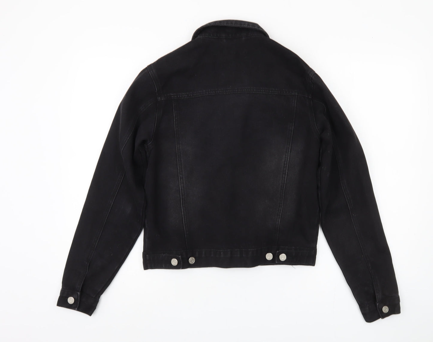 Womens UK Size 4 Missguided Black Basic Jacket