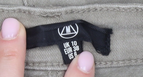 Missguided Women's Beige Knee Length Pencil Skirt UK 10