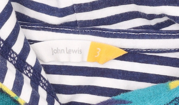 John Lewis Boys Dinosaur Print Hoodie Multicoloured 3 Years