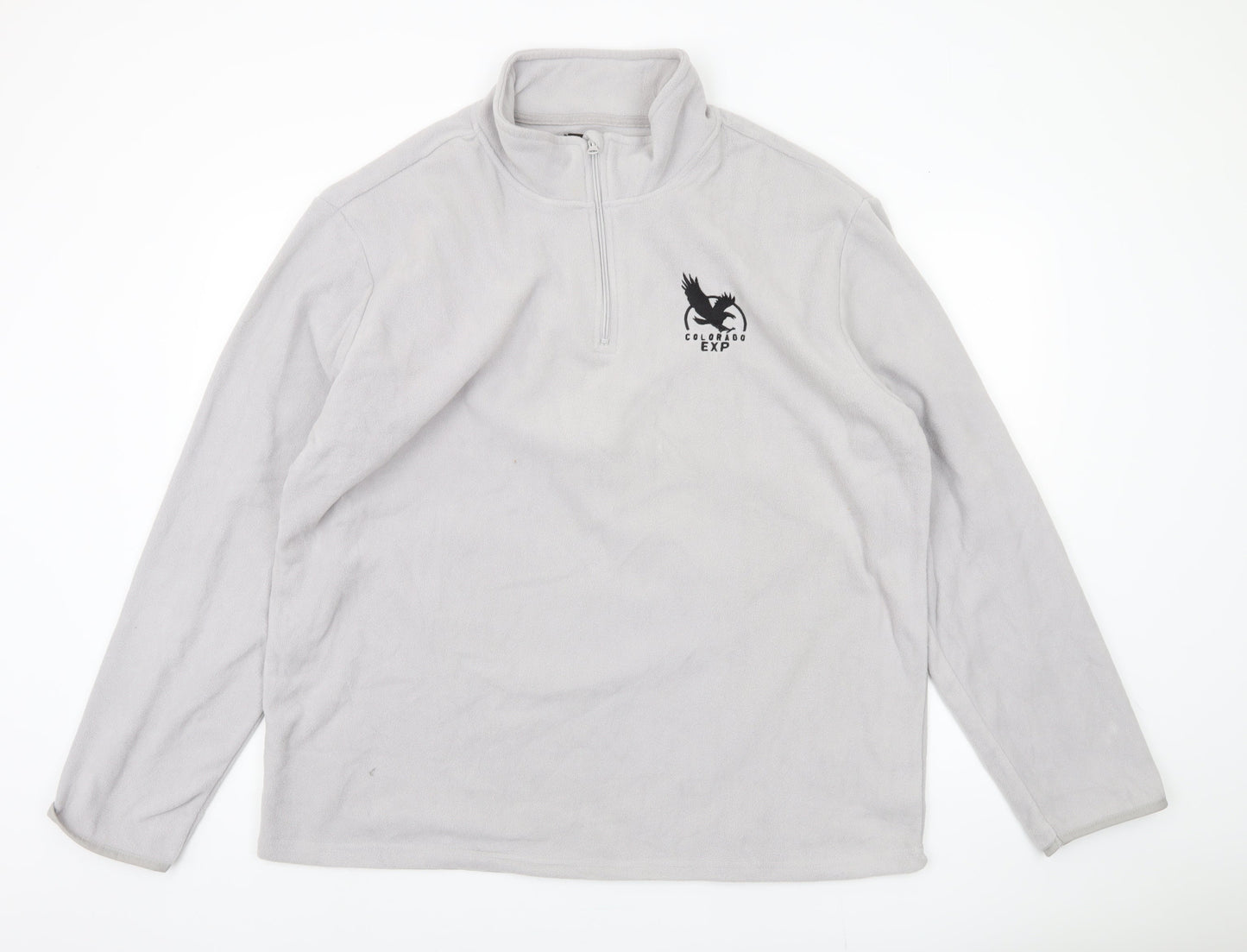 Mens UK Size 3XL Atlas for Men Grey Pullover Sweatshirt