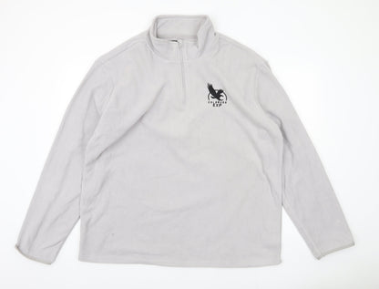 Mens UK Size 3XL Atlas for Men Grey Pullover Sweatshirt