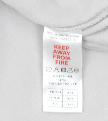 Mens UK Size 3XL Atlas for Men Grey Pullover Sweatshirt