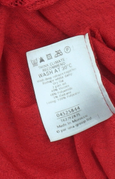 Womens UK Size 16 Per Una Red Camisole Camisole