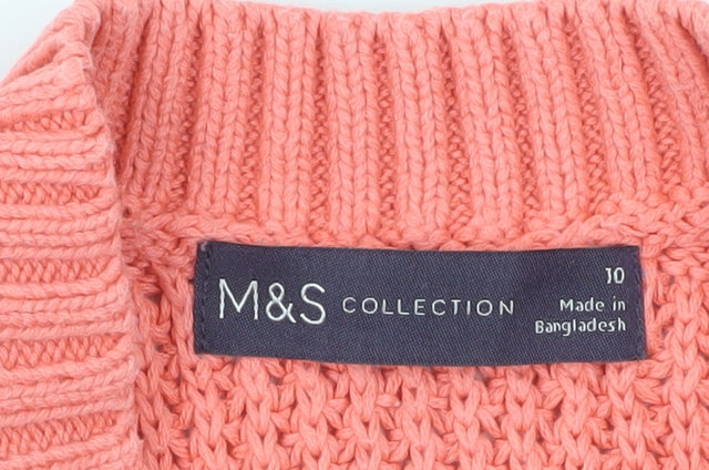 Womens UK Size 10 Marks and Spencer Pink  Tank