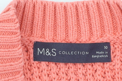 Womens UK Size 10 Marks and Spencer Pink  Tank