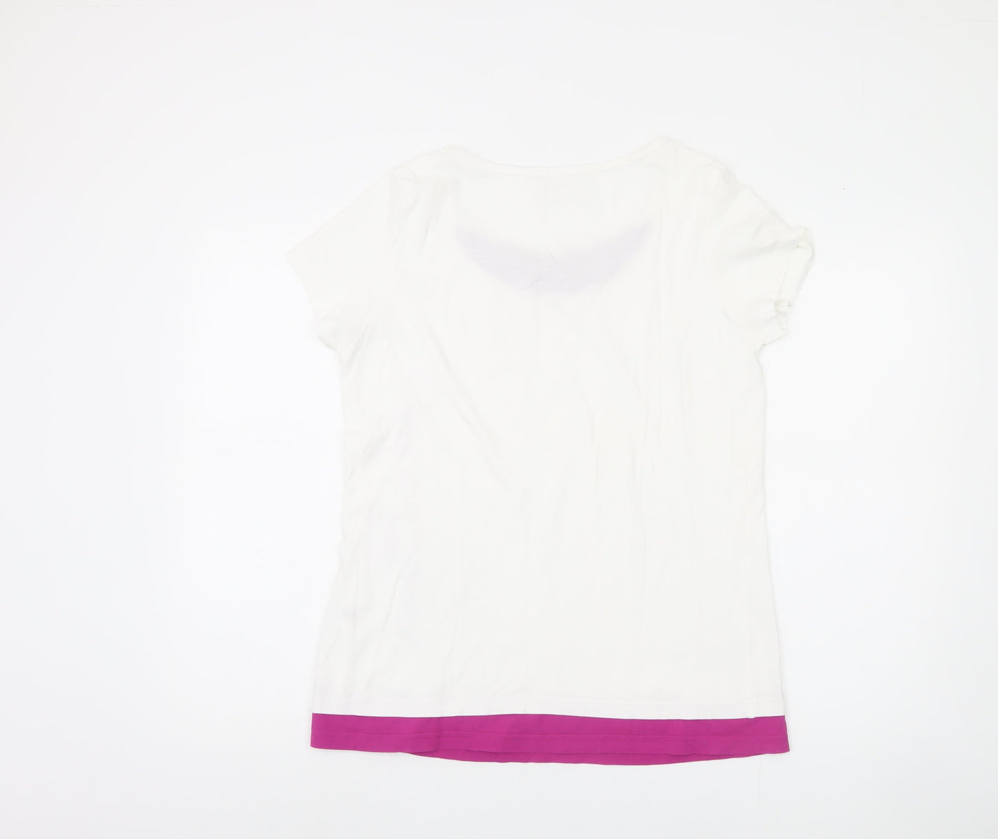 Womens UK Size 12 John Baner White  T-Shirt