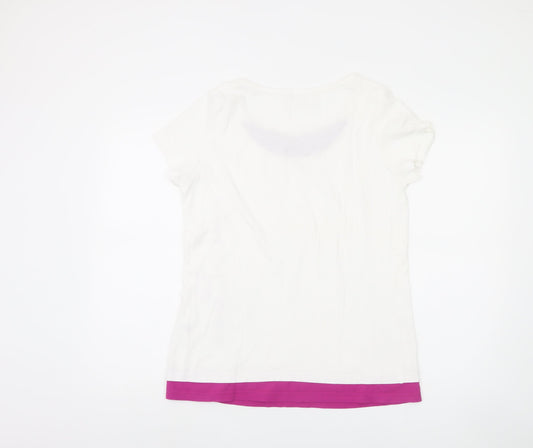 Womens UK Size 12 John Baner White  T-Shirt