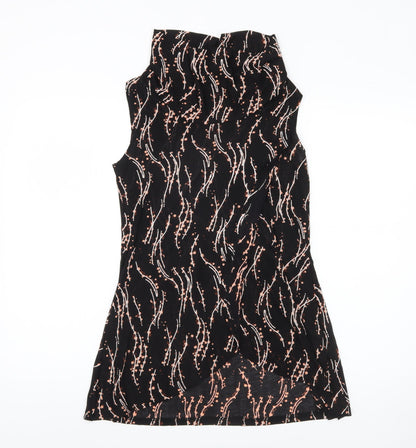 Womens UK Size 8 Izabel London Black Basic Blouse