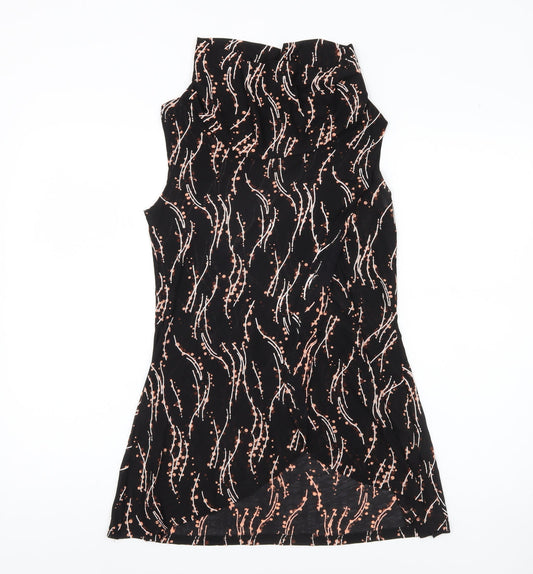 Womens UK Size 8 Izabel London Black Basic Blouse